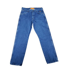 Wrangler FR Riggs Men Jean 36x34 Flame Resistant Blue Denim. 2 PAIRS